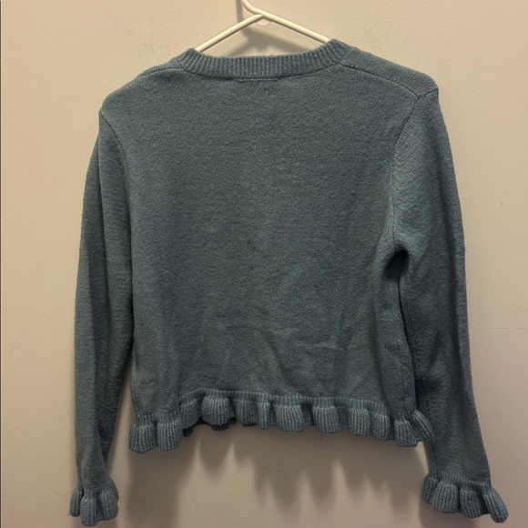 ZARA | Ruffle Sleeve Cardigan - Picture 5 of 7